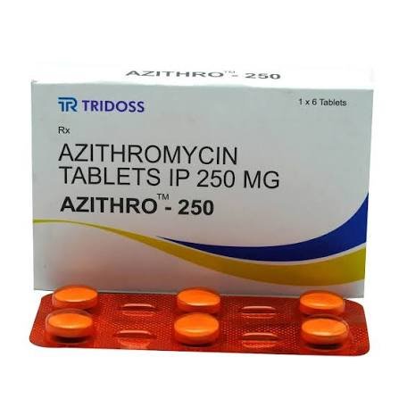 Azithromax Azithromycin 250 mg tablet